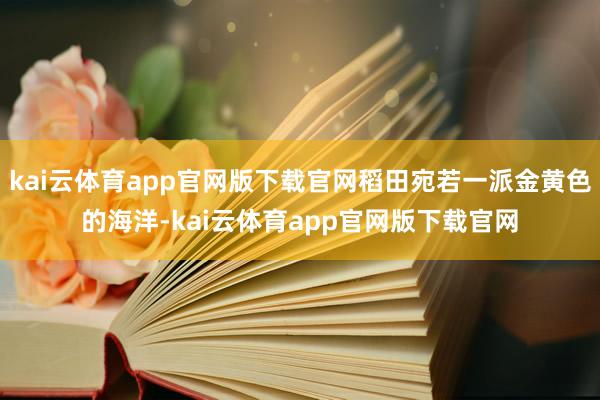 kai云体育app官网版下载官网稻田宛若一派金黄色的海洋-kai云体育app官网版下载官网